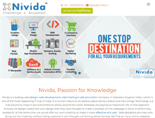 Tablet Screenshot of nivida.in